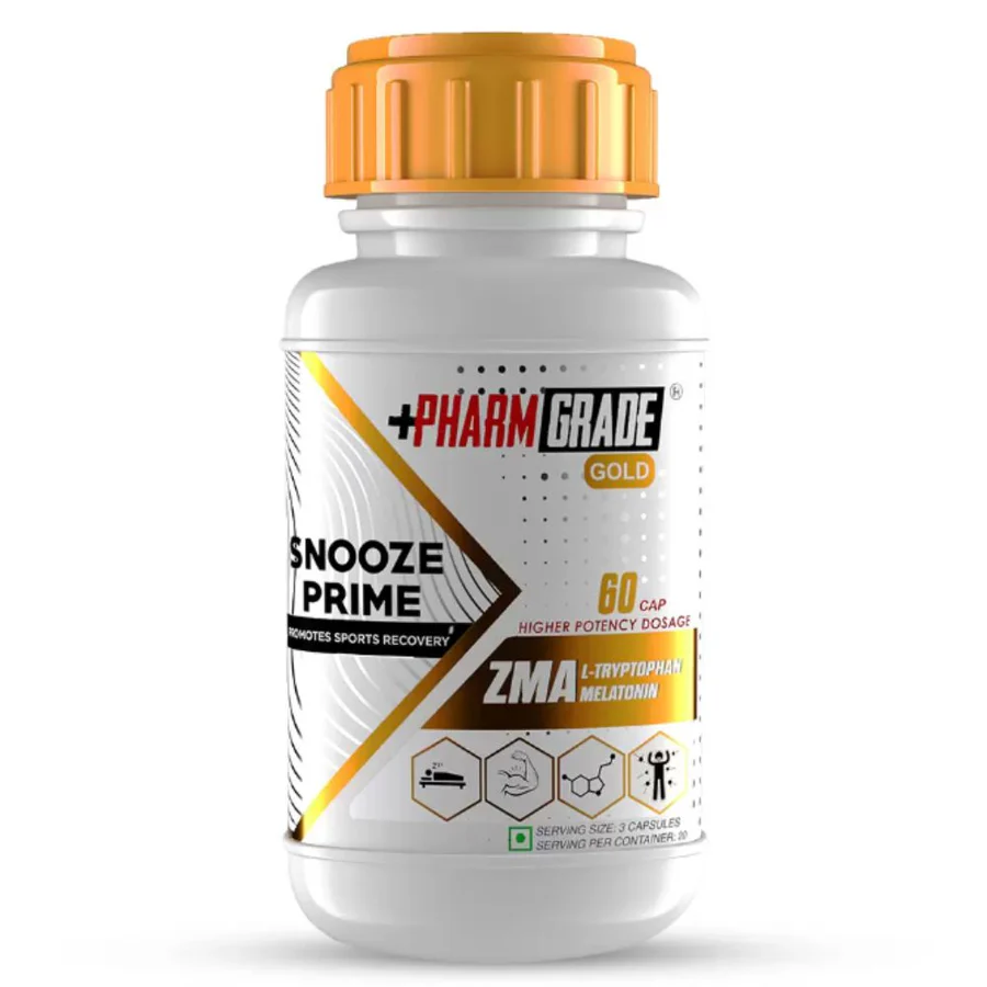 PharmGrade Snooze Prime ZMA Gold-60 Tabs